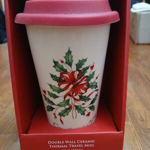Lenox double wall thermal travel mug